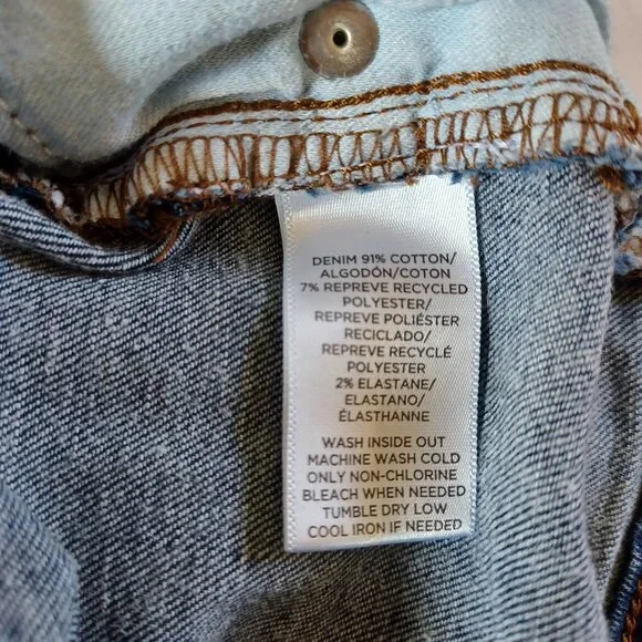 Loft Womens Skinny Jeans Dark Wash Highrise Ankle Length Stretch Size 32 Size 14 - Picture 11 of 14